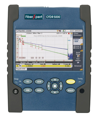 FiberXpert OTDR 5000 Quad -- Multimode/Singlemode FiberXpert OTDR 5000 Quad -- Multimode/Singlemode