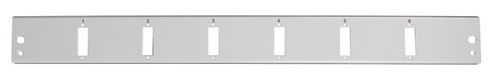 Frontblende 12 x SC duplex vertikal, grau Frontblende 12 x SC duplex vertikal, grau