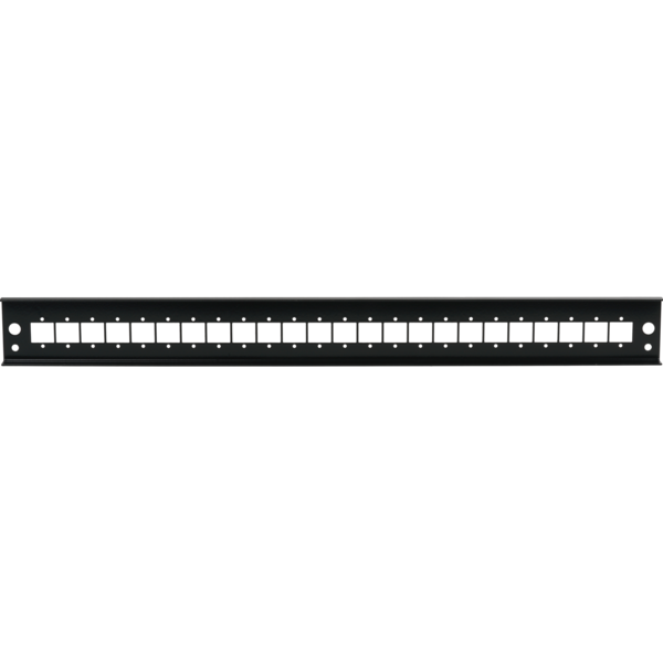 Frontblende 24xE2000®Duplex, E2000®, Compact (RDM) gerade Vers. Sw