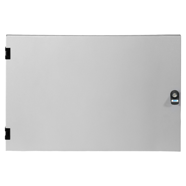 Fronttür für Wandverteiler 12HE, Stahl -- RAL7035