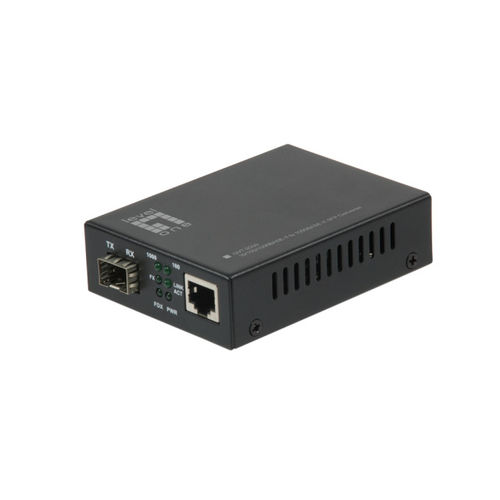 Gigabit Ethernet PoE Media Konverter, 10/100/1000T, Powered Device (PD)