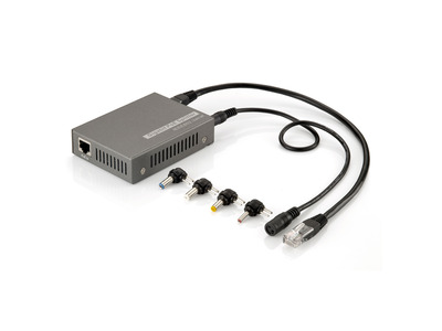 Gigabit Ethernet PoE+ Splitter, High Power 30W --