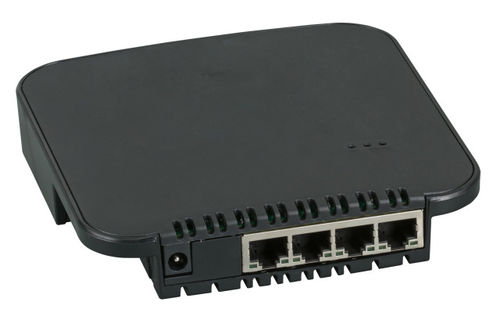 Gigabit Ethernet Switch, 4xLAN,inkl 6VDC Steckernetzteil, bidirekt. auf SC/APC