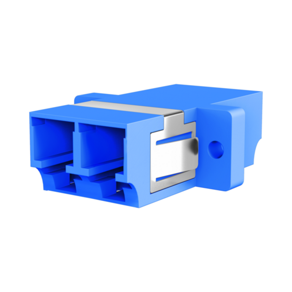 Glasfaser Kupplungen Kupplung LC Duplex OS2 blau,  - 1 VPE = 12 Stï¿½ck Glasfaser Kupplungen