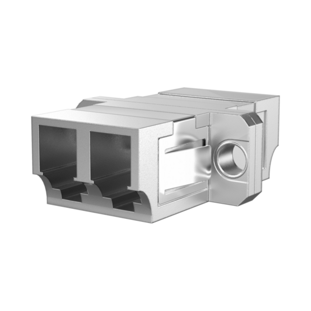 Glasfaser Kupplungen Kupplung LC Duplex OS2 Metallgehäuse,  - 1 VPE = 12 Stï¿½ck Glasfaser Kupplungen