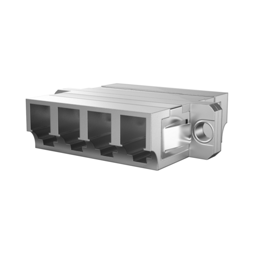 Glasfaser Kupplungen Kupplung LC Quad OS2 Metallgehäuse,  - 1 VPE = 12 Stï¿½ck Glasfaser Kupplungen