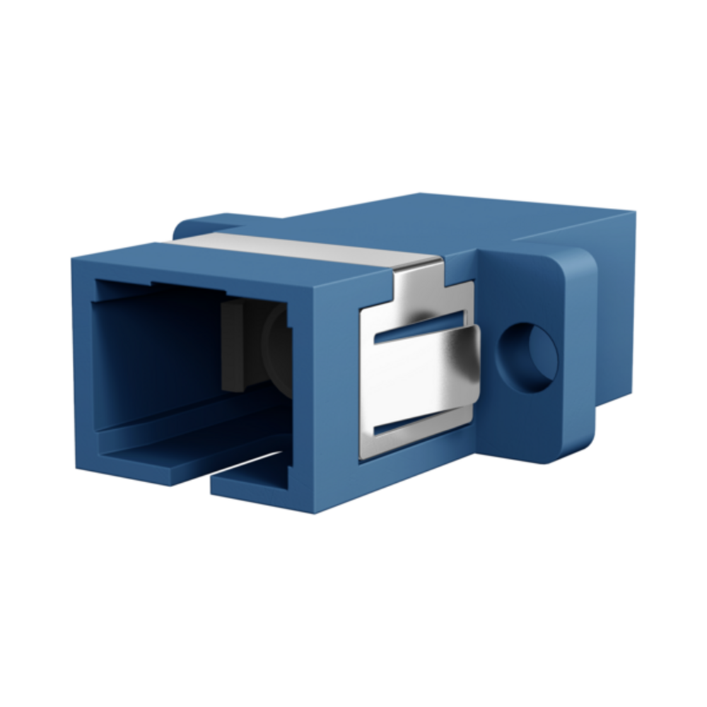 Glasfaser Kupplungen Kupplung SC Simplex OS2 blau,  - 1 VPE = 12 Stück