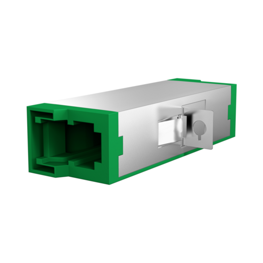 Glasfaser Kupplungen R&M Kupplung E2000?/APC Simplex OS2 grün, Grade C - 1 VPE = 12 Stï¿½ck Glasfaser Kupplungen