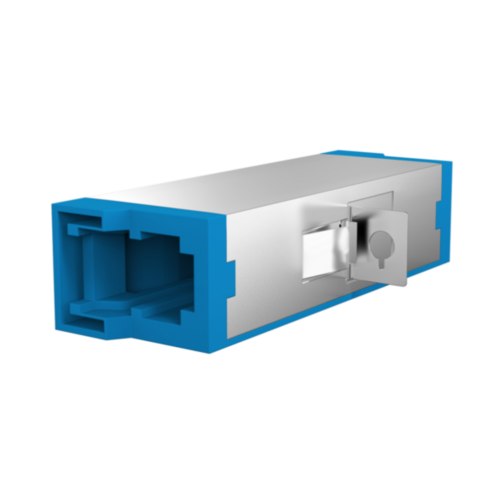 Glasfaser Kupplungen R&M Kupplung E2000? Simplex OS2 blau, Grade C - 1 VPE = 12 Stï¿½ck Glasfaser Kupplungen