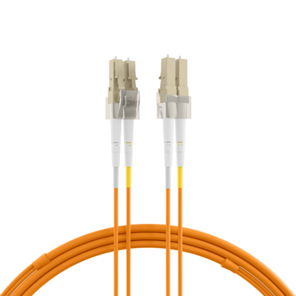 Glasfaser Patchkabel Duplex Patchkabel LC-LC OM2, 40m LSZH 2mm orange - 1 VPE = 4 Stï¿½ck Glasfaser Patchkabel