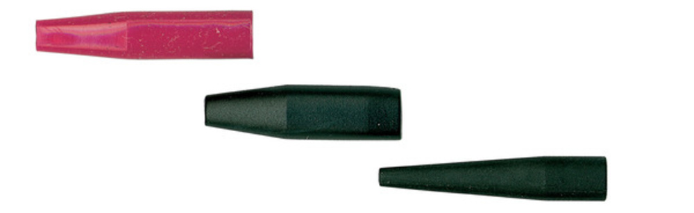 Glasfaser Stecker  Knickschutz ST rot 3,0mm,  - 1 VPE = 100 Stück Glasfaser Stecker