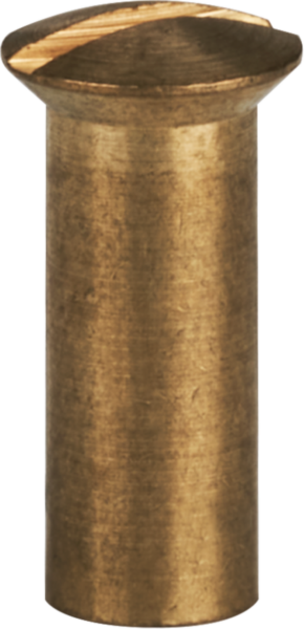 Glasfaser Verteiler Linsenkopf-Hülsenmutter,m. Schlitz, M4x14, (Spleissbox) - 1 VPE = 1000 Stück Glasfaser Verteiler