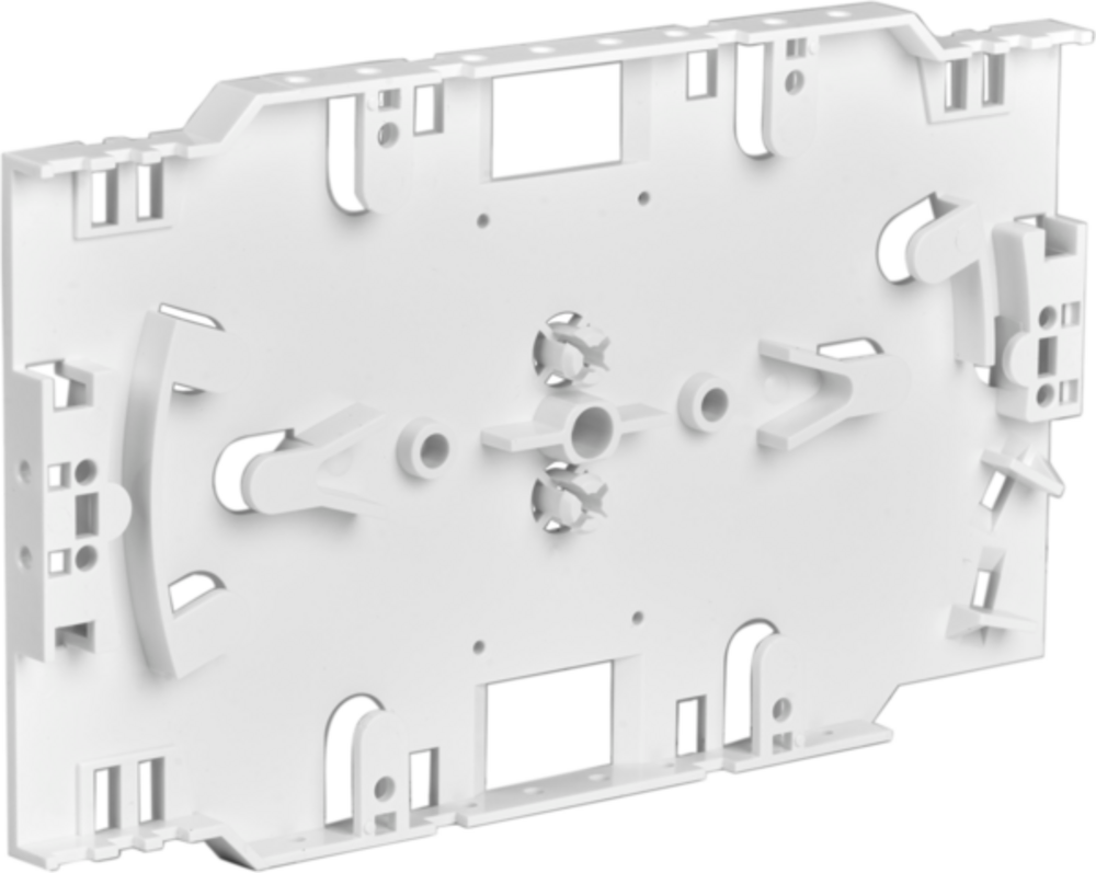 Glasfaser Verteiler Spleißkassette ohne Logo, weiß,  - 1 VPE = 5 Stück