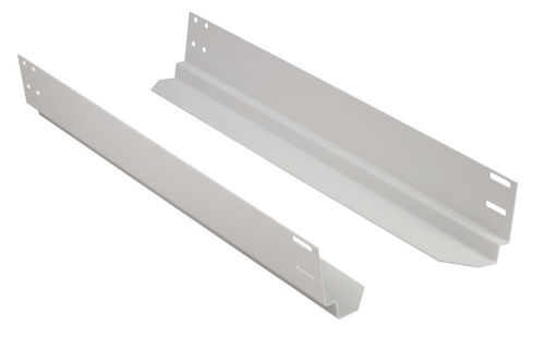 Gleitschiene L=715 mm, für Tiefe 1000 mm, 2 Stk. im Set, RAL7035 Gleitschiene L=715 mm, für Tiefe 1000 mm, 2 Stk. im Set, RAL7035