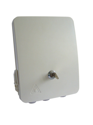 Hausanschlussbox (APL) für FTTx, max. 8, SC-S/LC-D, ohne Schloss Hausanschlussbox (APL) für FTTx, max. 8, SC-S/LC-D, ohne Schloss