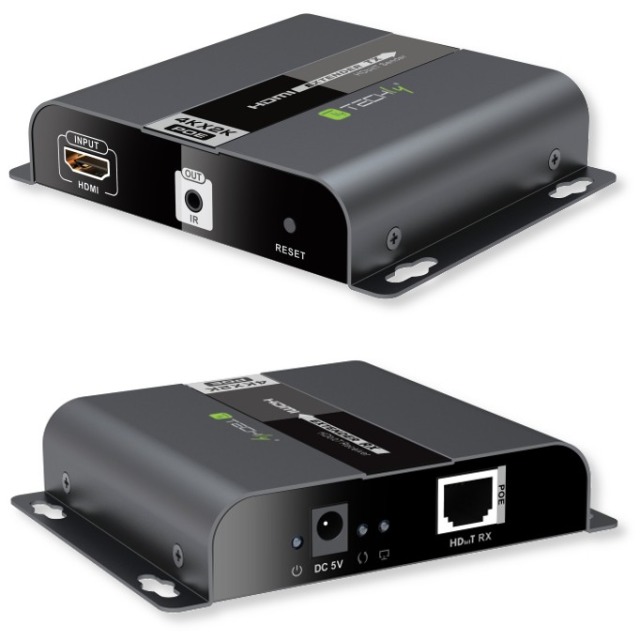 HDBIT 4K HDMI Extender Sender/Empfänger over IP mit PoE, 120m