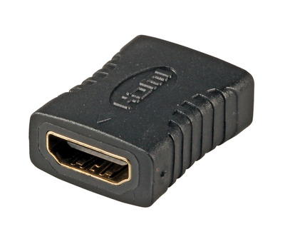 HDMI Adapter, 2x HDMI-A, Bu.-Bu. -- schwarz