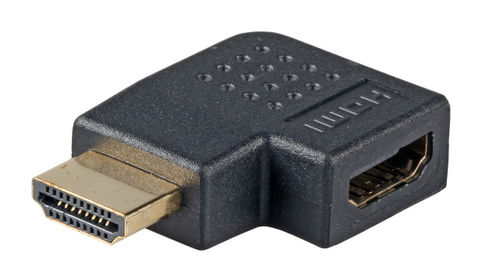 HDMI? Adapter, 2x HDMI?-A, Bu.-St. (rechts gewinkelt), schwarz HDMI? Adapter, 2x HDMI?-A, Bu.-St. (rechts gewinkelt), schwarz