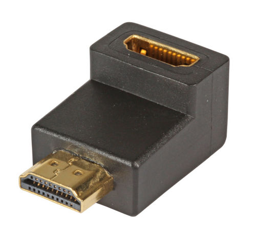 HDMI Adapter Typ A Stecker/Buchse 90° gewinkelt HDMI Adapter Typ A Stecker/Buchse 90° gewinkelt
