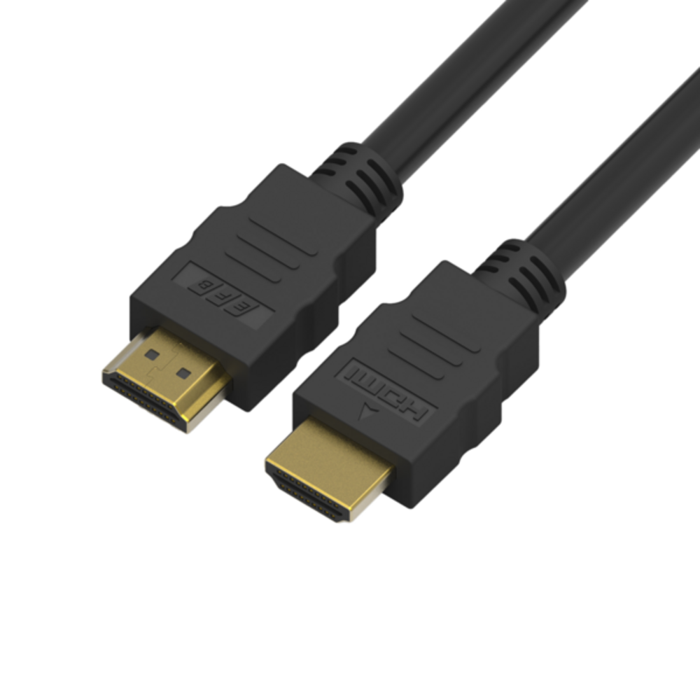 HDMI HighSpeed HDMI Kabel mit Ethernet, 4K30Hz, A-A St-St, 15.0m, schwarz - 1 VPE = 15 Stï¿½ck HDMI