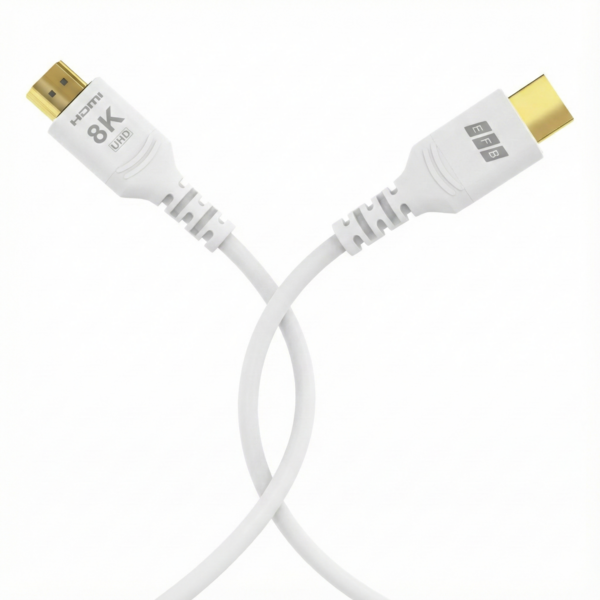 HDMI Kabel Ultra High-Speed 8K60Hz 48 Gbit/s, 0,5m weiß komp. mit HDMI 2.1/2.0