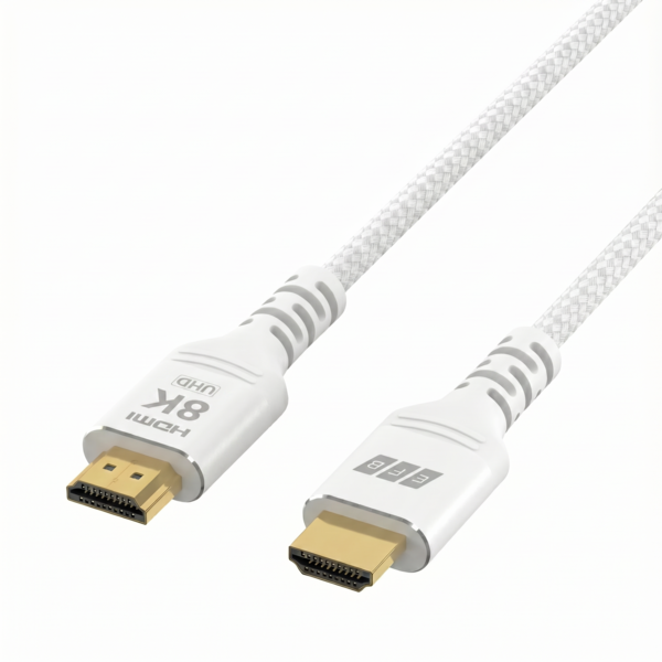 HDMI Kabel Ultra High-Speed 8K60Hz 48 Gbit/s, 1m weiß komp. mit HDMI 2.1/2.0