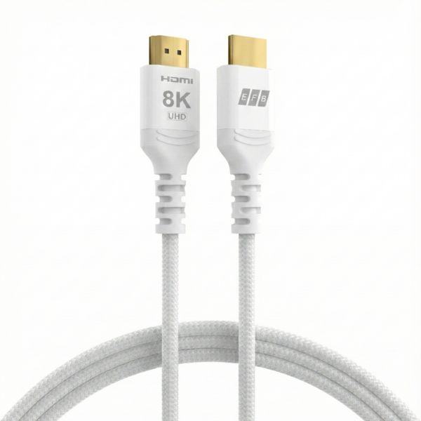 HDMI Kabel Ultra High-Speed 8K60Hz 48 Gbit/s, 5m weiß komp. mit HDMI 2.1/2.0 HDMI