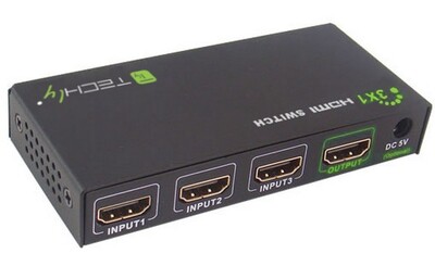 HDMI Switch 4K, UHD, 3D, 3 Wege HDMI Switch 4K, UHD, 3D, 3 Wege