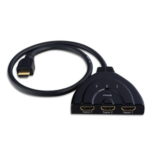 HDMI Switch bidirektional 4K, UHD, 3D, 3 Wege HDMI Switch bidirektional 4K, UHD, 3D, 3 Wege