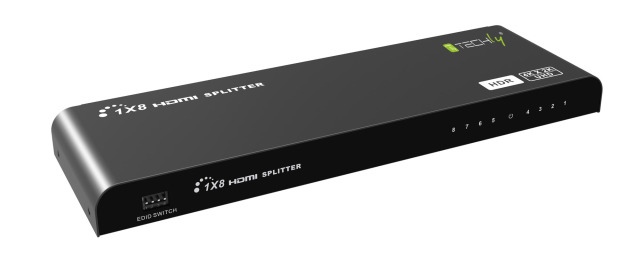 HDMI2.0 Splitter 4K 8-Port, HDR, 4K2K, 60Hz