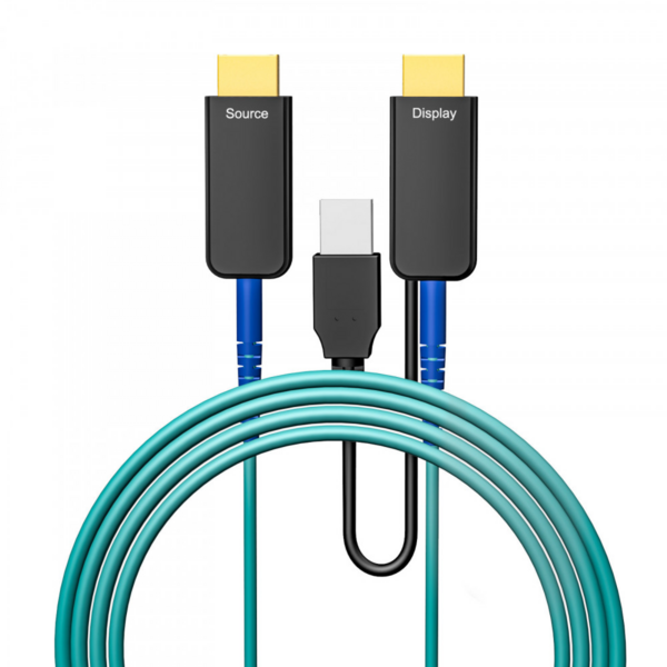 HDMl 2.1 Reines Glasfaserkabel, 100m, 8K@60Hz/4K@120Hz 48Gbps HDMI