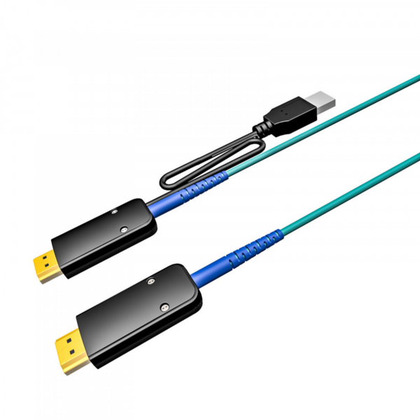 HDMl 2.1 Reines Glasfaserkabel, 70m, 8K@60Hz/4K@120Hz 48Gbps