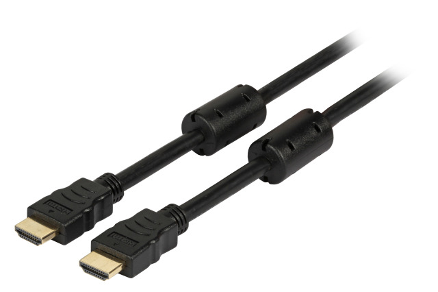 HighSpeed HDMI Kabel w.Eth.,3xges. A-A St-St 1,0m schwarz
