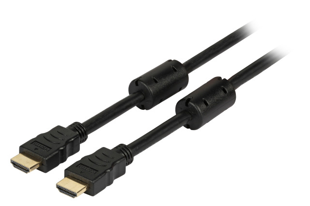 HighSpeed HDMI Kabel w.Eth.,3xges. A-A St-St 1,0m schwarz HighSpeed HDMI Kabel w.Eth.,3xges. A-A St-St 1,0m schwarz