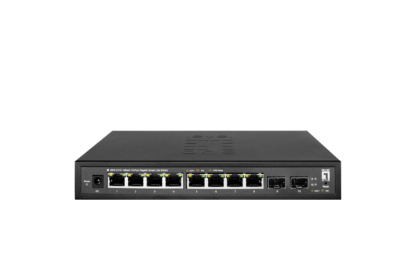Hilbert 10-Port Gigabit Smart Lite Switch -- 8 x Gigabit RJ45 2 x Gigabit SFP