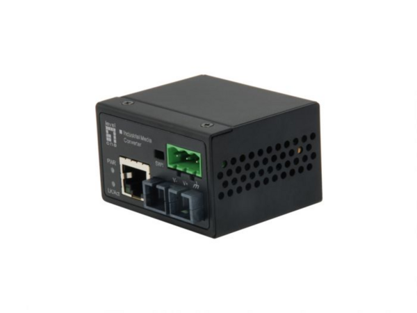 Hutschienen Single-Mode Industrie Media Konverter, 10/100, RJ45 auf SC