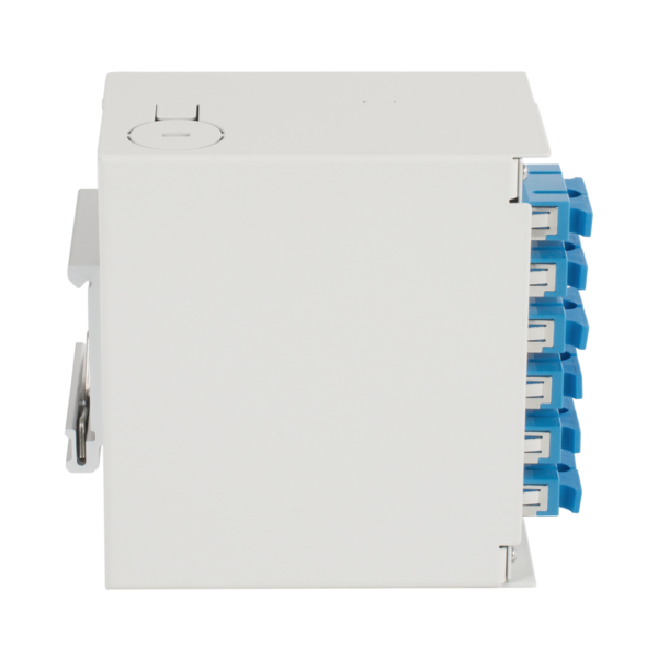 Hutschienenbox OS2 6xSC-Duplex Kupplung -- ohne Pigtails