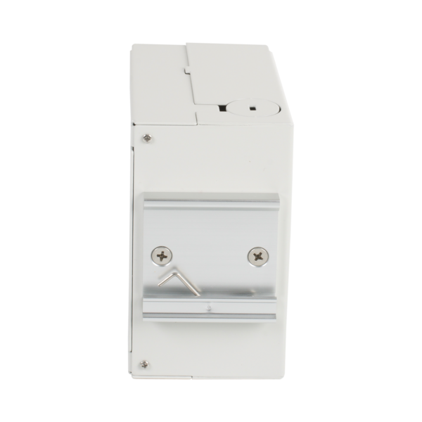 Hutschienenbox OS2 G652D 12xLC/APC Pigtail -- abgesetzt 6x LC/APC-Duplex Kupplung