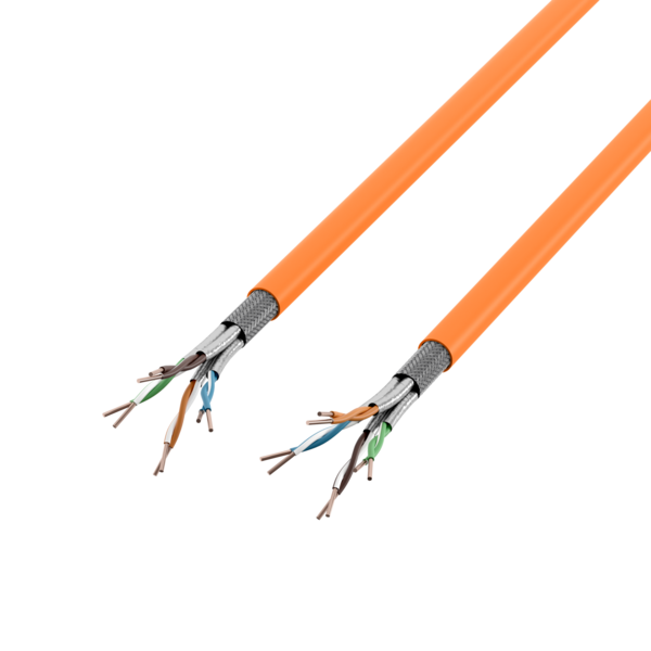 INFRALAN Cat.7 1000 AWG23 S/FTP 4P CPR Cca -- orange, 500m