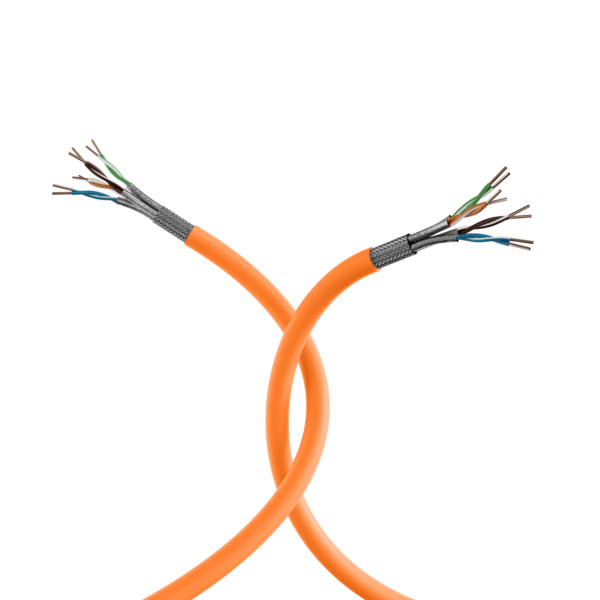 INFRALAN Cat.7 1000 AWG23 S/FTP 4P CPR Cca -- orange, 500m