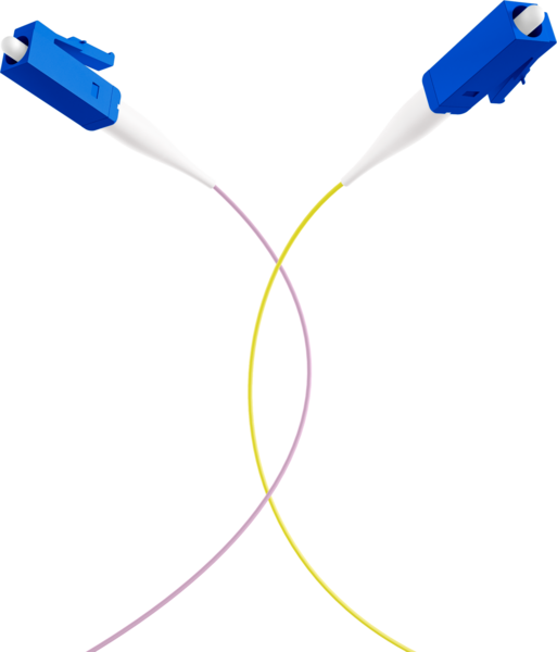 INFRALAN® Faserpigtail LC OS2 G652D -- farbiges Set 2m - 12 Stück