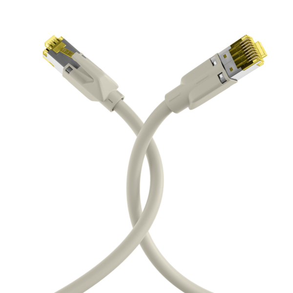 INFRALAN® RJ45 Patchkabel S/FTP, Cat.6A, TM31, UC900, 20m, grau