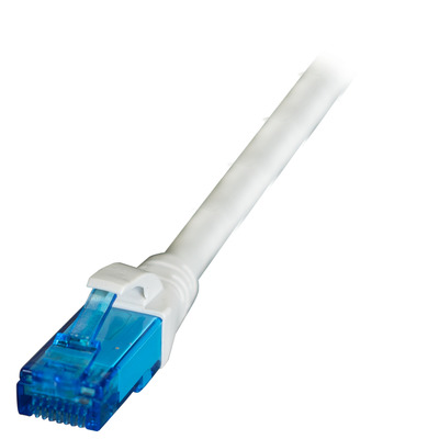 INFRALAN© RJ45 Patchkabel U/UTP, Cat.6A -- LSZH, Premium, 500MHz, 0,5m, grau