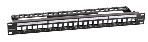 INFRALAN Verteilerfeld 19? 1HE, 24-Port, schwarz INFRALAN Verteilerfeld 19? 1HE, 24-Port, schwarz