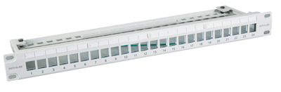 INFRALAN Verteilerfeld 19 Zoll 48-Port,1HE, für Slimline Module, Metallfarben INFRALAN Verteilerfeld 19 Zoll 48-Port,1HE, für Slimline Module, Metallfarben
