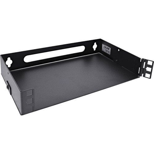 InLine® 10 Mini Rack zur Wandmontage, 1HE, 15,2cm Tiefe, schwarz