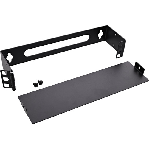 InLine® 10 Mini Rack zur Wandmontage, 1HE, 7,6cm Tiefe, schwarz