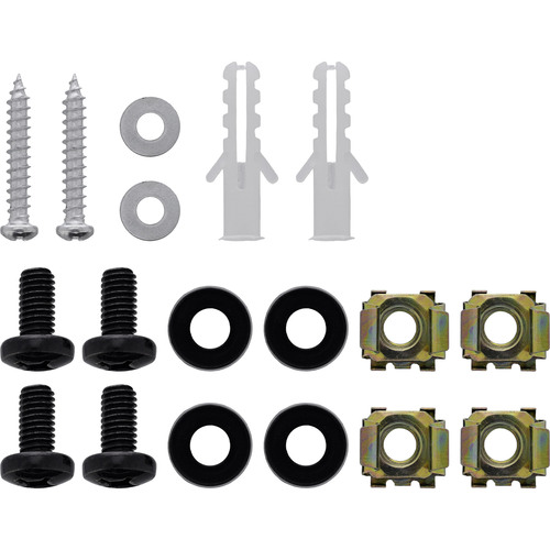 InLine® 10 Mini Rack zur Wandmontage, 1HE, 7,6cm Tiefe, schwarz