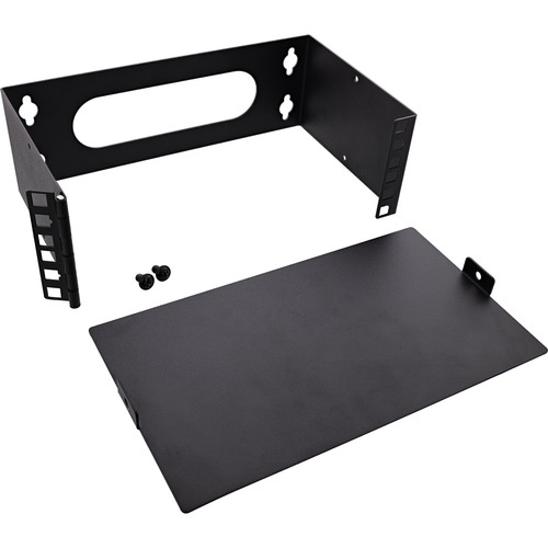 InLine® 10 Mini Rack zur Wandmontage, 2HE, 15,2cm Tiefe, schwarz