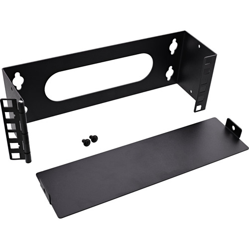 InLine® 10 Mini Rack zur Wandmontage, 2HE, 7,6cm Tiefe, schwarz
